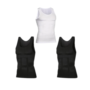 2 - CAMISETA SHAPERFIT (NEGRO) + 1 CAMISETA SHAPERFIT (BLANCO)