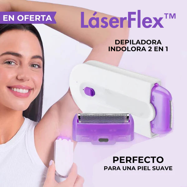 Depiladora LáserFlex™ Suavidad y Precisión